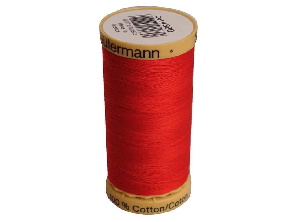 Gutermann natural cotton thread in Canary Yellow - Maydel