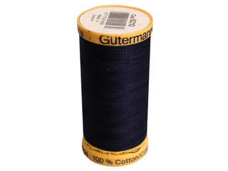 Gutermann 100% Natural Cotton Sewing Thread 274 yd (10 Colors #1001 - #9310)