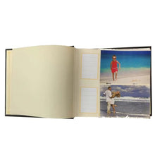 Load image into Gallery viewer, Photo Album Small Leather Blue and Silver
