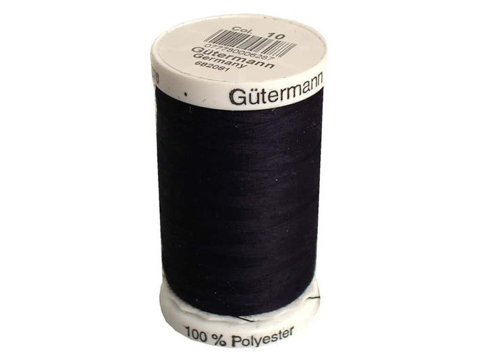 Allary Black 100% Polyester Sewing Thread, 200 yd 
