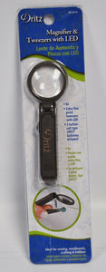 Magnifier and Tweezers With LED