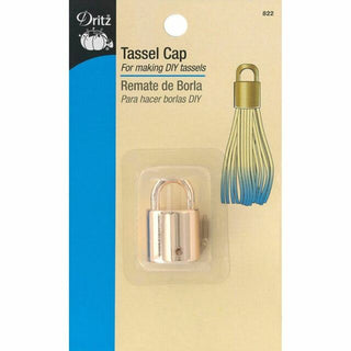 Dritz Metal Tassel Cap - Gold