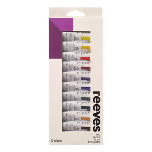 Reeves Oil Color Set, 12-Colors