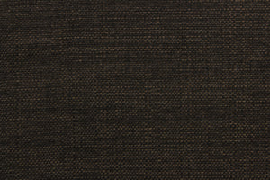 Mock linen in solid dark brown with a cotton scrim backing .