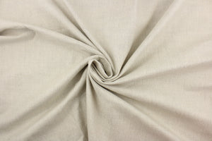 Mock linen in solid pale beige or cream with a gray undertone .