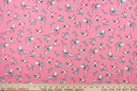 Windham Fabrics Storybrook Ranch in Pink 50701-5