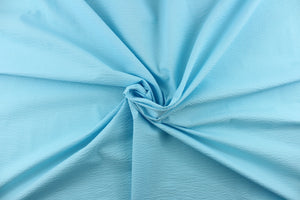 Window treatments, versatile, tone on tone, suits, skirts, shorts, shirts, seersucker, baby blue, polyester, lightweight, home decor, curtains, cotton, clothing, bedding, apparel