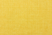 Load image into Gallery viewer, This bright yellow outdoor fabric features a slight basket weave design.
