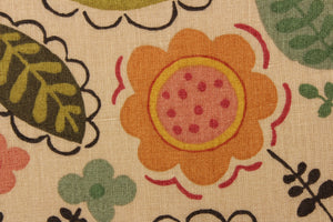 Upholstery, tan, red, linen, pillows, decorative pillows, orange, new arrival, multi-purposr, dark brown, fabric, drapery, decorative prints, curtains, bedding, accent pillows, yellow, flowers, floral