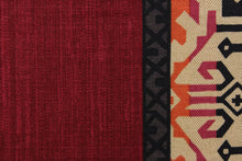 Load image into Gallery viewer, Upholstery, tan, stripes, red, rayon, pillows, orange, new arrival, multi-purpose, gray, flax, fabric, drapery, decorative prints, decorative pillows, curtains cotton, burgundy, black, bedding, aztec, accent pillows
