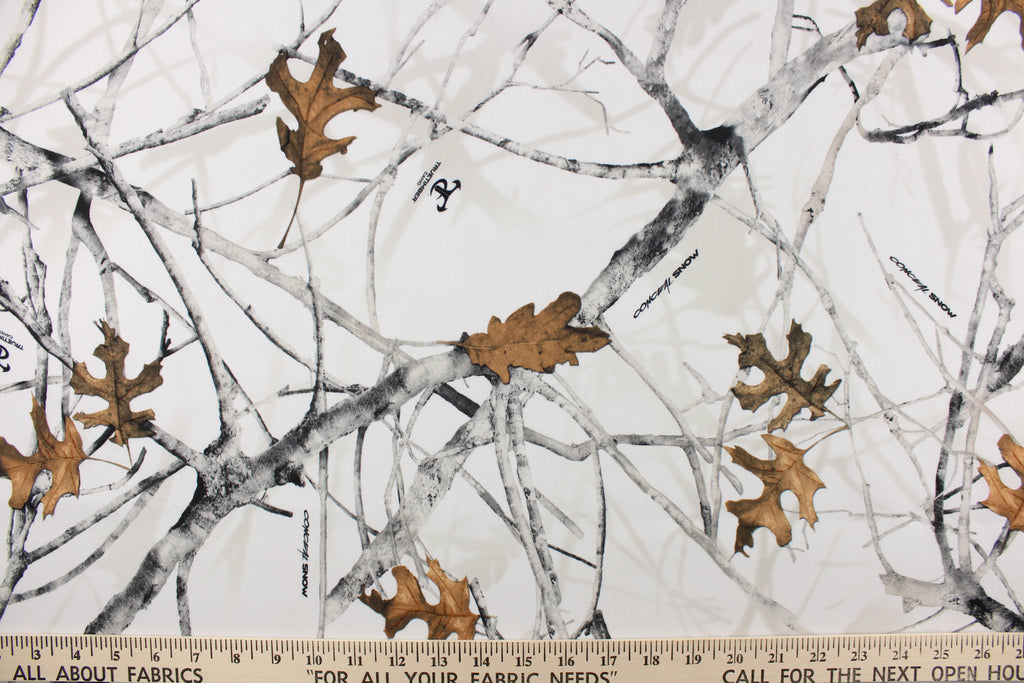 True Timber© Camouflage in Conceal Snow – All About Fabrics