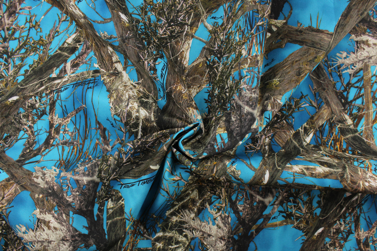 True Timber© Camouflage in Mc Blue - All About Fabrics