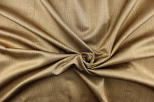 Load image into Gallery viewer, This beautiful solid true gold color fabric features a herringbone design. 
