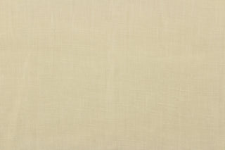 This medium weight linen fabric in beige is naturally absorbent and is perfect for jackets and other apparel. The fabric is also great for home decor such as window treatments, pillows, duvet covers, tote bags and more!