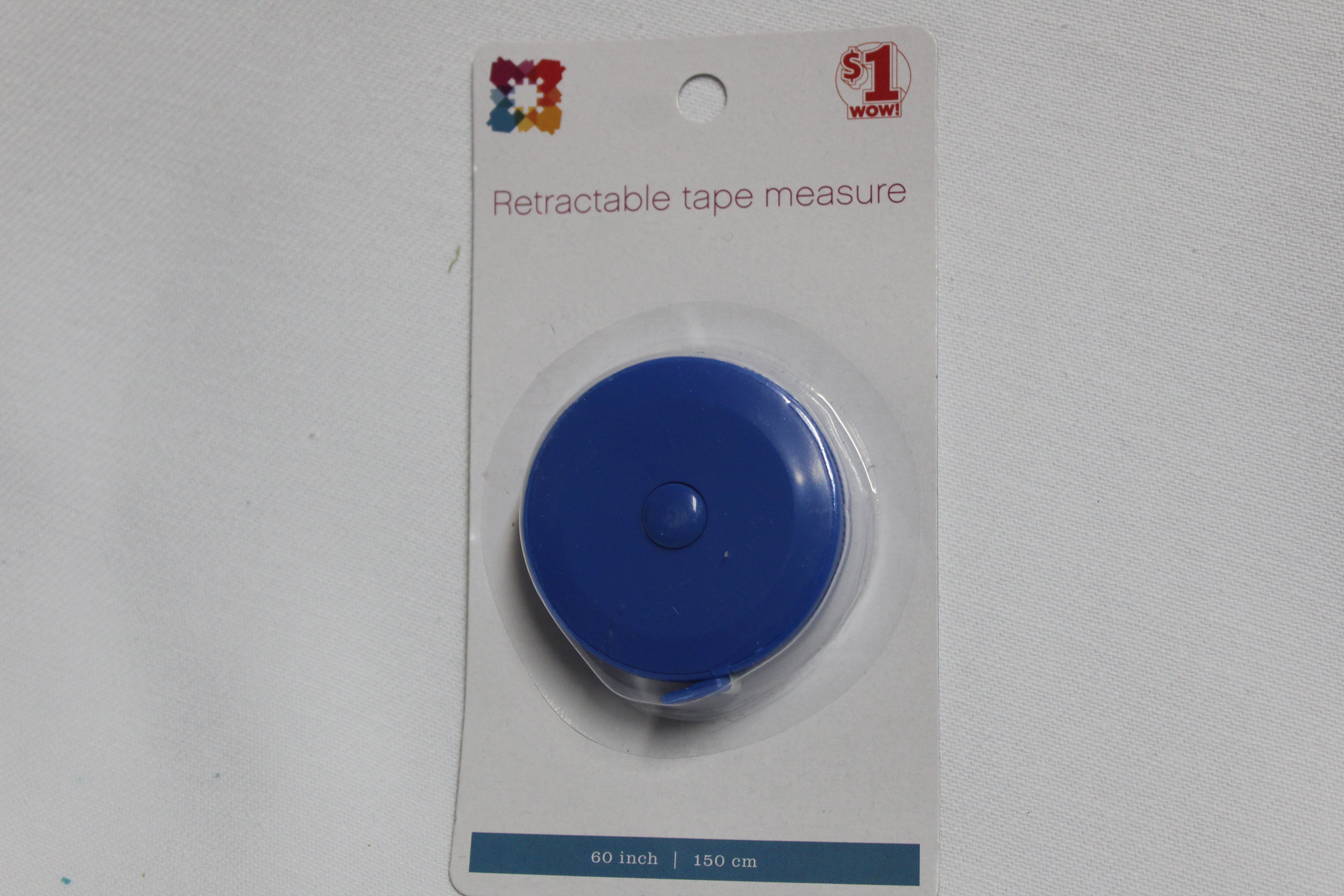 Measuring Retractable Tape Measure 60 / 150cm - PURPLE