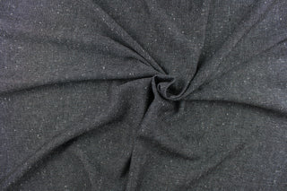  This wool blend fabric is great for transitioning into cooler weather. It has a great hand and is hard-wearing. The durability and wrinkle resistance make it perfect for suits, tailored garments, drapery and light duty upholstery fabrics. Colors included are charcoal gray, black and white.
