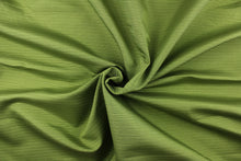 Load image into Gallery viewer,  This mock linen in green presents a ribbed texture with a subtle sheen.  
