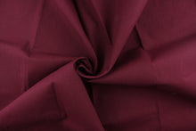 Load image into Gallery viewer,  Poplin fabric in a solid burgundy
