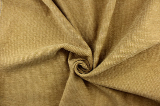 This duotone hard wearing, textured chenille fabric in sand would be a beautiful accent to your home decor.  