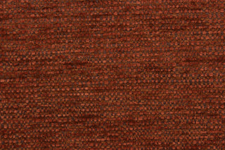  This hard wearing, textured chenille fabric in rust would be a beautiful accent to your home decor