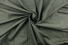 Load image into Gallery viewer,  Poplin fabric in a solid greenish gray.
