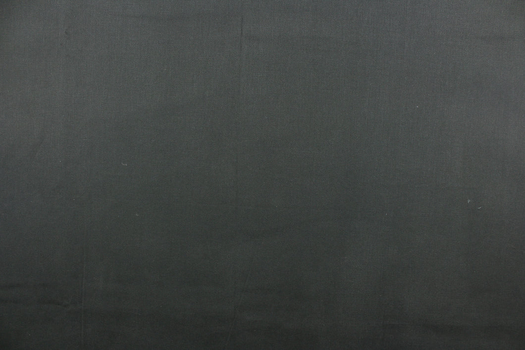 Poplin fabric in a solid  dark gray.