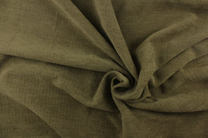 This hard wearing, textured chenille fabric in green would be a beautiful accent to your home decor. 
