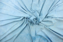 Load image into Gallery viewer, : A suede lycra fabric in a  light blue.
