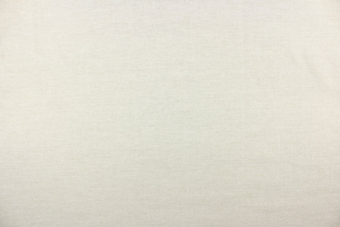 This linen blend fabric offers a semi-firm hand in a solid natural white.