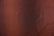 Load image into Gallery viewer, This taffeta fabric in a solid cognac brown.
