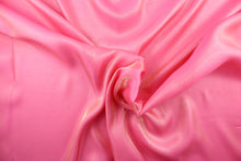 Load image into Gallery viewer, This taffeta fabric in iridescent in bright pink with hints of gold.
