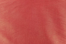 Load image into Gallery viewer, This taffeta fabric in iridescent pink red with gold undertones.
