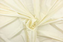 Load image into Gallery viewer, This taffeta fabric in a solid ivory. This fabric has a slight shine.  
