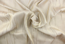 Load image into Gallery viewer, This fabric in gold with iridescent and a crinkle design
