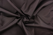 Load image into Gallery viewer, This bengaline faille fabric in a solid dark brown.  This fabric has a slight shine and a slight ribs in the weft. 
