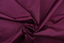 Load image into Gallery viewer,  This bengaline faille fabric in a solid deep burgundy or marron. This fabric has a slight shine and a slight ribs in the weft
