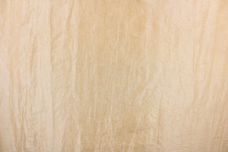 Edgewood Crushed Iridescent Taffeta Fabric in Italian Straw