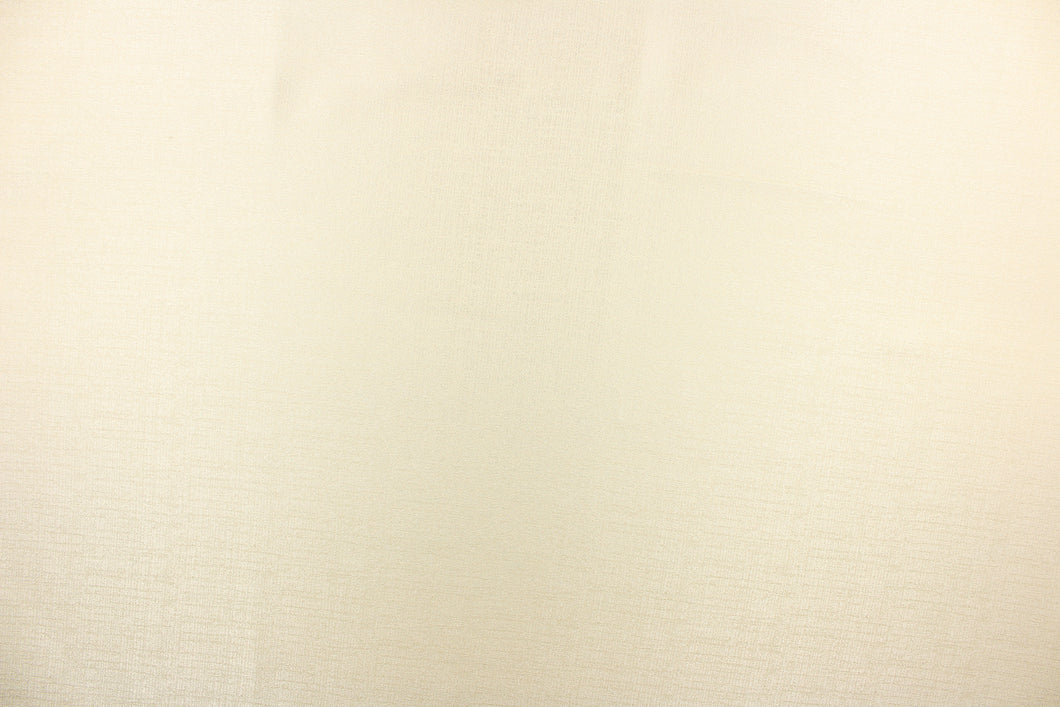 This mock linen fabric features a slight shine in a creamy off white color. 