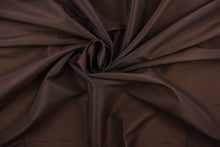 Load image into Gallery viewer,  A mock linen fabric in a solid dark brown.
