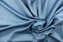 Load image into Gallery viewer,  This beautiful versatile fabric offers a slight sheen in a solid blue. 
