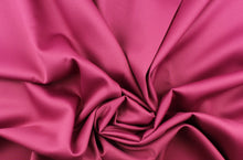 Load image into Gallery viewer, This beautiful versatile fabric offers a slight sheen in a solid rich deep pink. 
