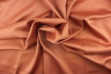 Load image into Gallery viewer, This beautiful versatile fabric offers a slight sheen in a solid dark clay.
