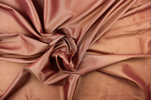 Load image into Gallery viewer, This taffeta fabric in a rich iridescent bonze.

