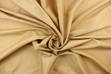 Load image into Gallery viewer, : A mock linen fabric in a solid light gold 
