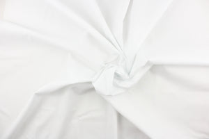 This fabric is solid white. Use this for drapery lining.