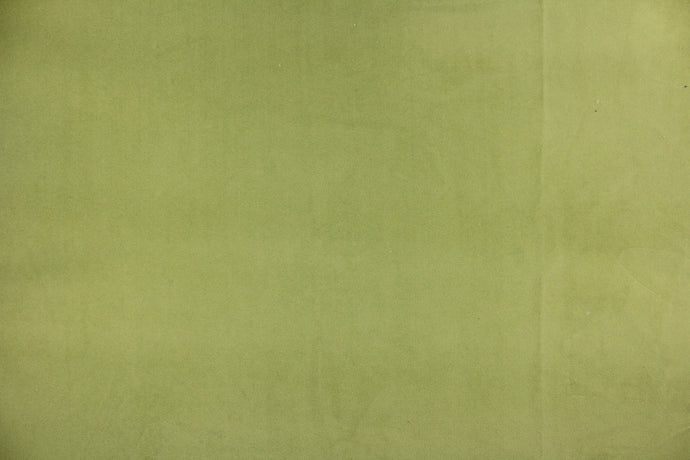 This velvet features a beautiful solid green color.