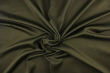 Load image into Gallery viewer, This beautiful versatile fabric offers a slight sheen in a solid dark green gray color. 
