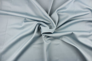 This beautiful versatile fabric offers a slight sheen in a solid gray blue. 