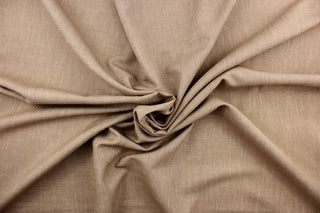 This mock linen in light brown would be great for home decor, multi purpose upholstery, window treatments, pillows, duvet covers, tote bags and more.  We offer this fabric in other colors.