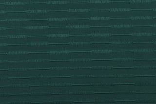 This duotone striped jacquard fabric in deep sea green is durable and hard wearing with a rating of 30,000 double rubs.  It can be used for multi purpose upholstery, bedding, accent pillows and drapery.  